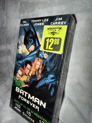Batman Forever 1995 Vtg VHS New Factory Sealed Warner Home Watermark