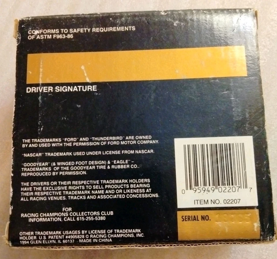 Nascar Racing Champions Edición Premier Limitada 1:64 - 1994 - Lake Speed #15 Foto 3 de 4