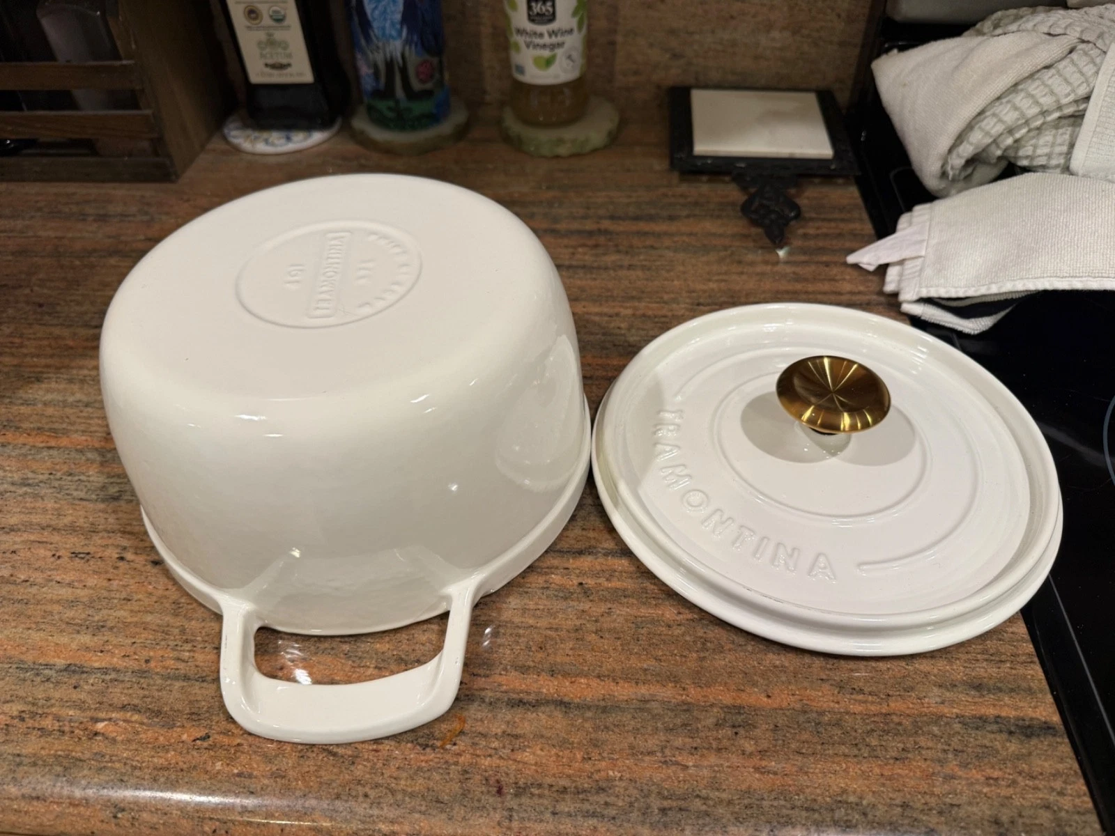 TRAMONTINA USA 4-quart Enameled Cast Iron Round Dutch Oven