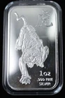 1oz Year Of The Tiger Silver Bar Sunshine Minting Inc .999 Fine In Capsule