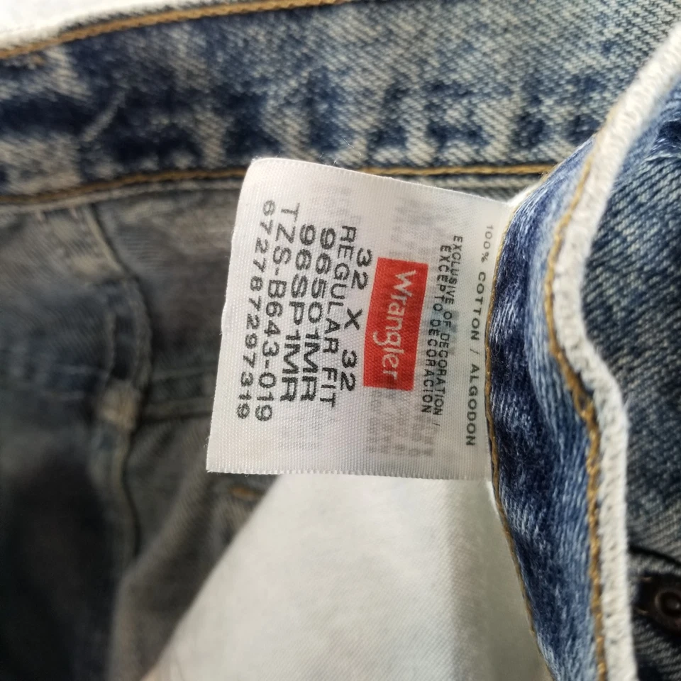 Wrangler Jeans Men's Sz 32x32 VTG Regular Fit 100% Cotton Normcore Durable Nice - Image 3 of 4