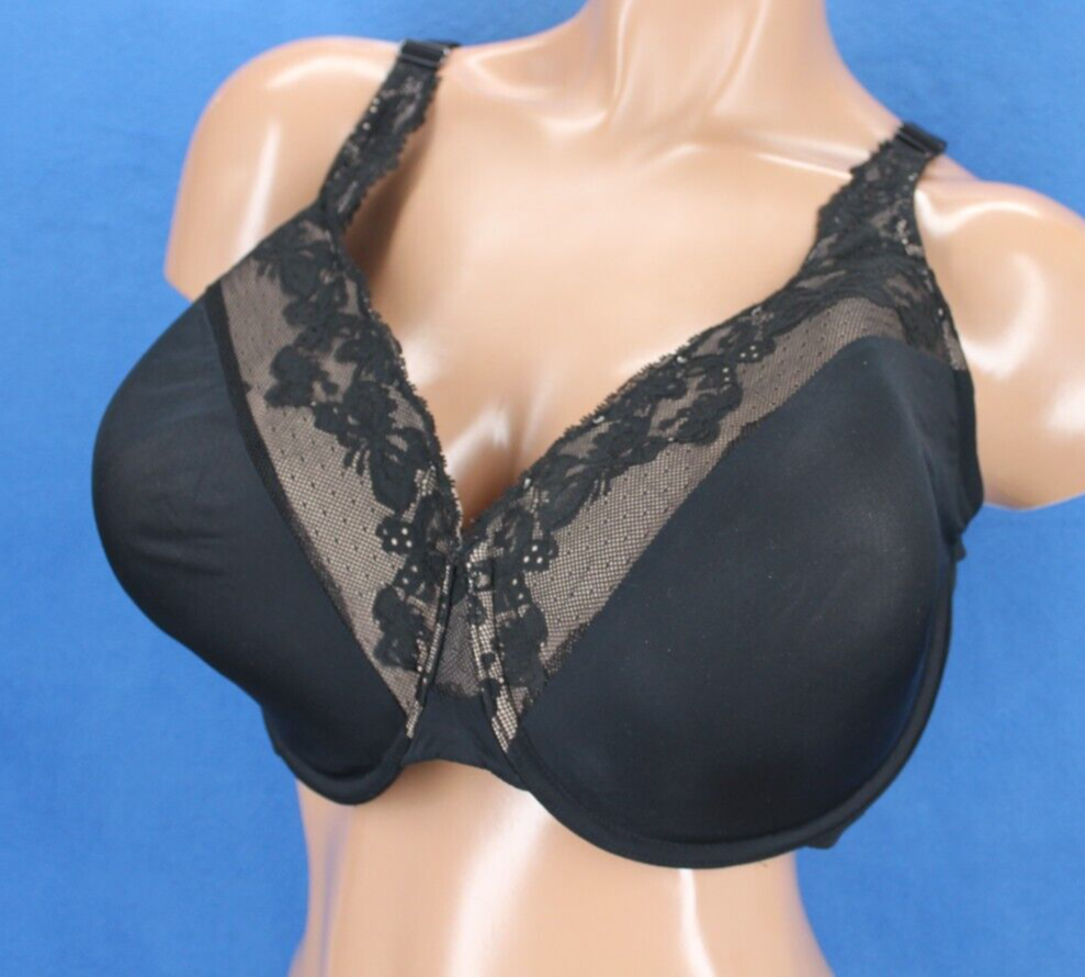 Olga GF7961A Cloud 9 Lace Contour Underwire Lined TShirt Bra Size 44DD