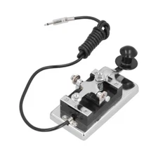Morse Key DIY Telegraphing Key Stainless Steel CW TelegraphKey Heavy-Duty Key