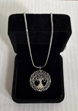 NEW Tree of Life Cremation Jewelry Urn Necklace for Ashes Keepsake Memorial NIB