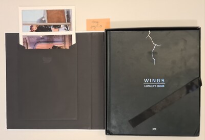BTS Wings Concept Book Official No Lenticular | eBay UK