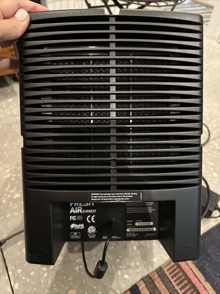 FRESH AIR EVEREST A1012AB VOLLARA AIR PURIFIER *clean, tested/works