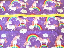 Handmade Rainbow Unicorn Pillowcase standard size