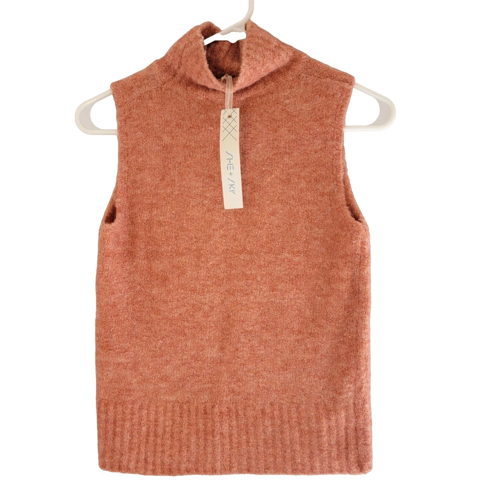 Women's Sleeveless Mock Neck Sweaters