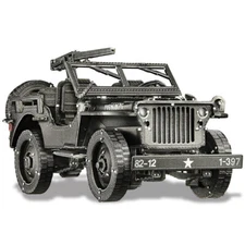 Piececool 3d puzzles for Adult Willys MB SUV Metal Model Kits halloween Gifts
