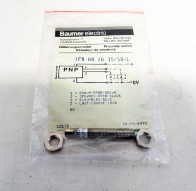 Baumer electric IFR 06.26.35/S8/L M8 thread -unused-