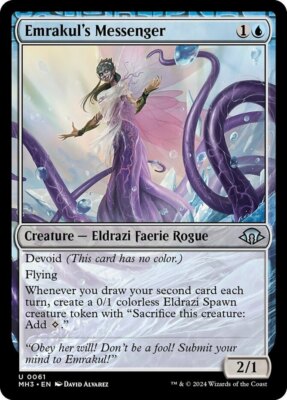 x4 Emrakul's Messenger U MTG Modern Horizons 3 M/NM, English