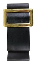 Vinyl Santa Belt With Slide Buckle - Halco