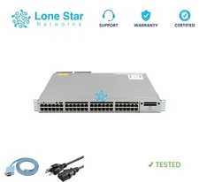 Cisco WS-C3850-48U-L Catalyst 3850 48Port 10/100/1000 Ethernet UPOE