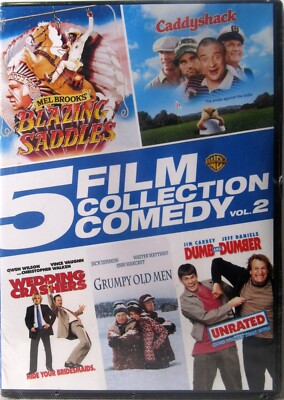 WB 5 FILM COLLECTION COMEDY VOL. 2 (DVD) >NEW Caddyshack, Grumpy Old Men, Dumb