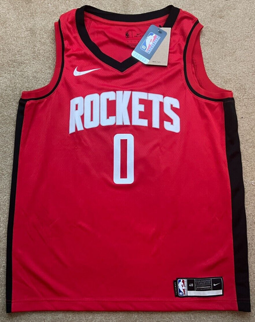 Jalen Green Houston Rockets #0 Nike Swingman Red Icon Jersey Mens Size L