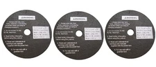 3 Pack Cut Off Wheel - 3″ x 1/16″ x 3/8″ - For Metal Cutting