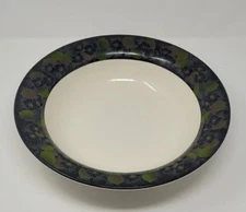 Purple Flowers Made in Portugal For Vitantonio Products Ceramic Serving Dish