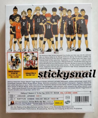 Anime DVD Haikyuu to The Top (season 4) Vol. 1-25 End 2ova Eng Sub