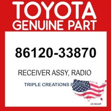 Toyota Genuine 8612033870 Receiver Assy Radio 86120-33870 OEM