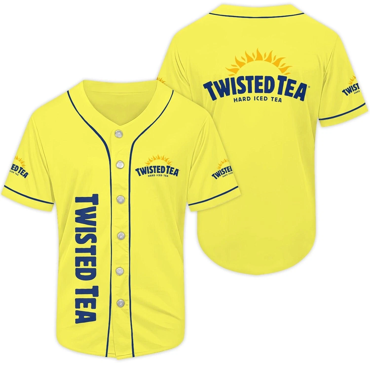 Twisted Tea Beer Baseball Jersey Shirt, Twisted Tea Beer Lover Button Down Shirt