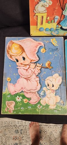 3 anciens puzzles enfants complets - Photo 4/5