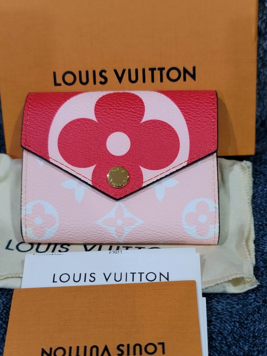 Louis Vuitton Zoe Wallet Monogram Giant Red/Pink in Coated Canvas