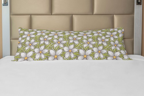 ABAKUHAUS Forêt Taie De Traversin Avec Fermeture à Glissière, Woodland Oak Maple Birch, Taie D'oreiller Longue Décorative, 53 X 137 Cm, Magenta Violet