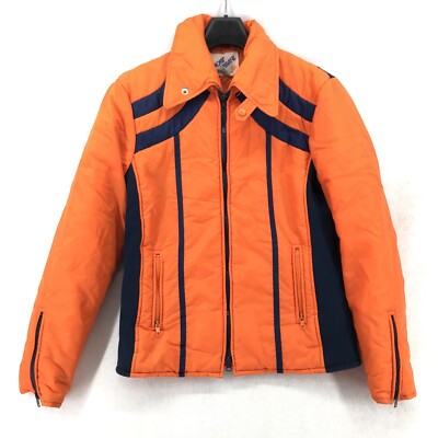 Vtg Mont Tremblant Winter Ski Jacket Mens Size L Full Zip Coat 100% Nylon 