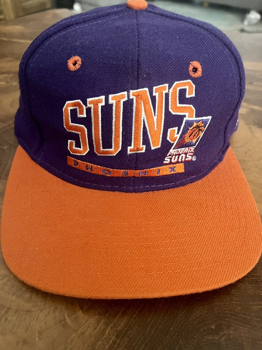 Phoenix Suns AJD Signature Vintage 90's Wool Snapback Cap Hat VG++