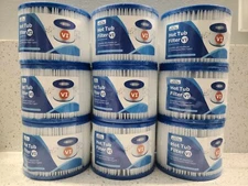 Beckacher Type VI Hot Tub and SPA Filter Replacement Cartridges - (9) Filters