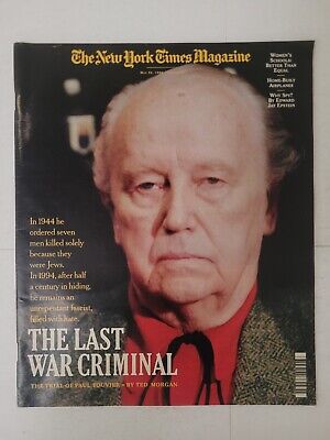 Vintage Individual Issues of the THE NEW YORK TIMES Magazine Vintage Individual Issues of the THE NEW YORK TIMES Magazine