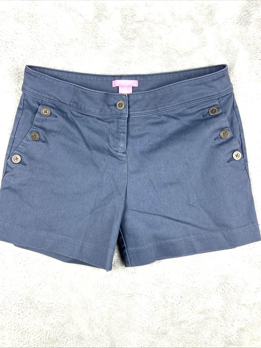 Short Isaac Mizrahi Femme Taille 12 Bleu Marine - Entrejambe 5 Pouces, Chino
