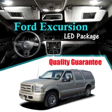 White LED Lights Interior Package Kit For 2000 - 2003 2004 2005 Ford Excursion