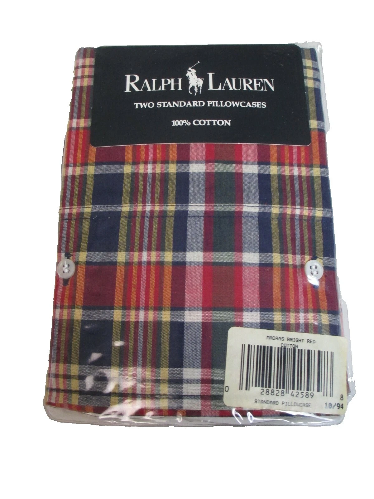 Ralph Lauren Plaid Pillowcases
