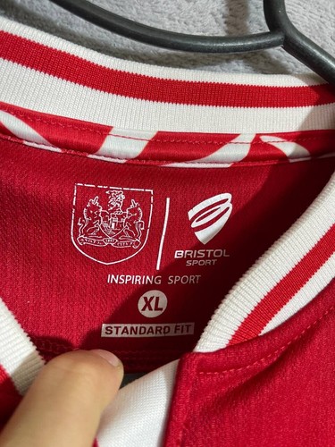 Maglia Bristol City Home Football Soccer Shirt 2015 2016 Sport Trikot Uomo Tg XL - Foto 8 di 9