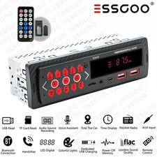 Car Stereo Radio Single 1 DIN Mp3 Player AUX-IN Head Unit Bluetooth FM USB TF SD