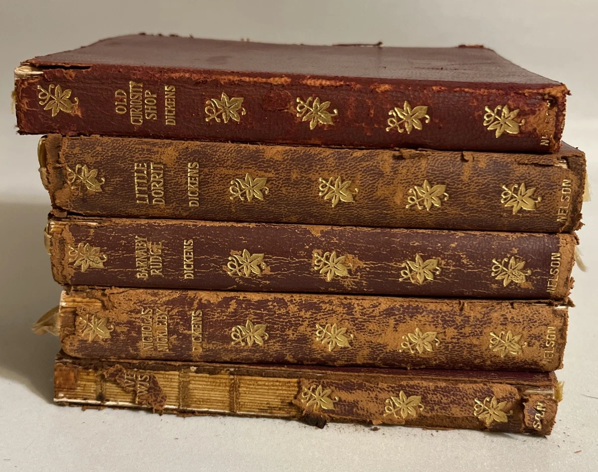 Charles Dickens Antiquarian & Collectible Books in English Leather