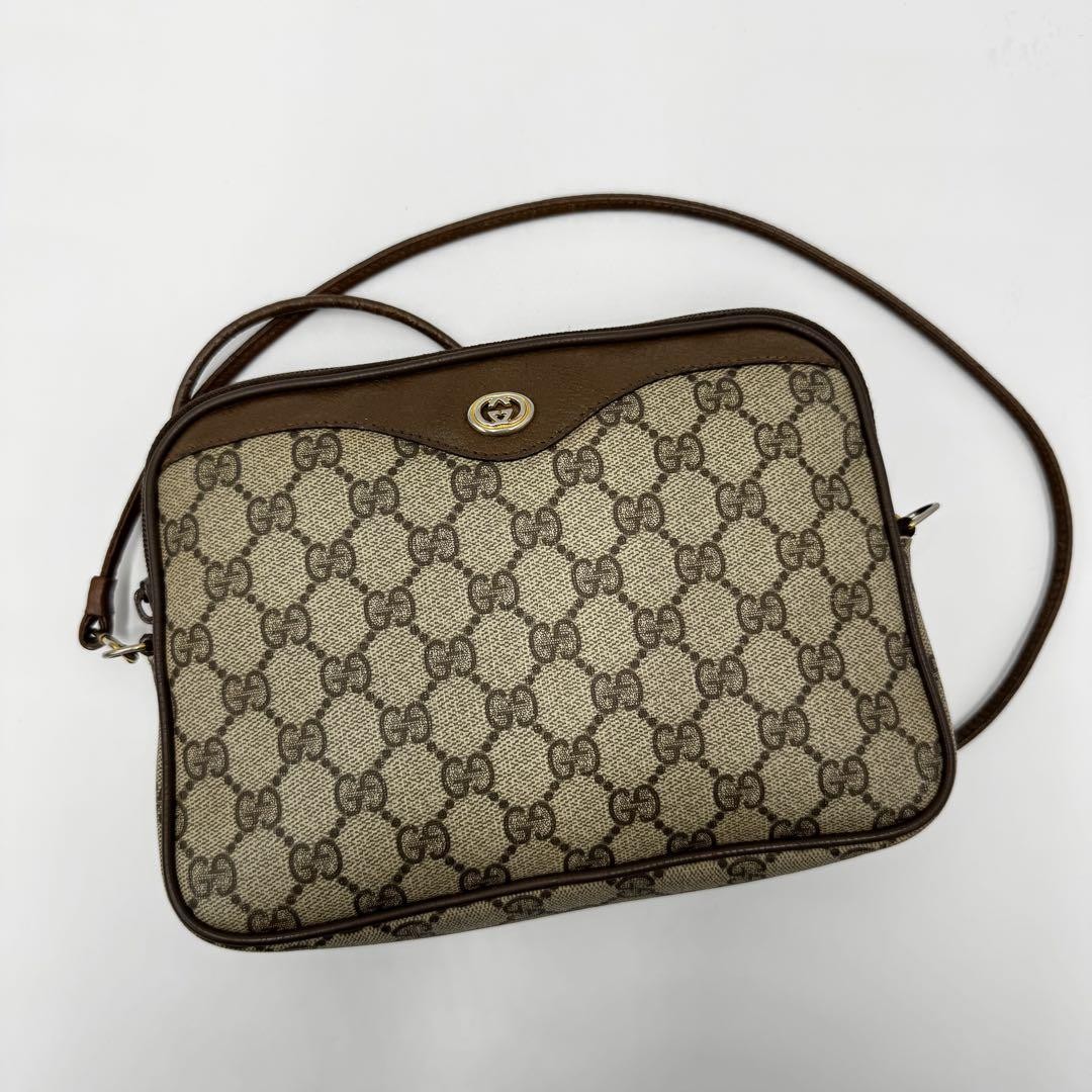 GUCCI GG PVC Two-Way Shoulder Bag DDU