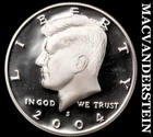 2004-S Kennedy Half Dollar- Silver- Choice Gem Proof Luster No Reserve #i8841