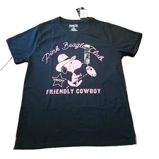 Peanuts 2025 peanuts worldwide LLC pink Beagle Club Snoopy friendly cowboy Lager
