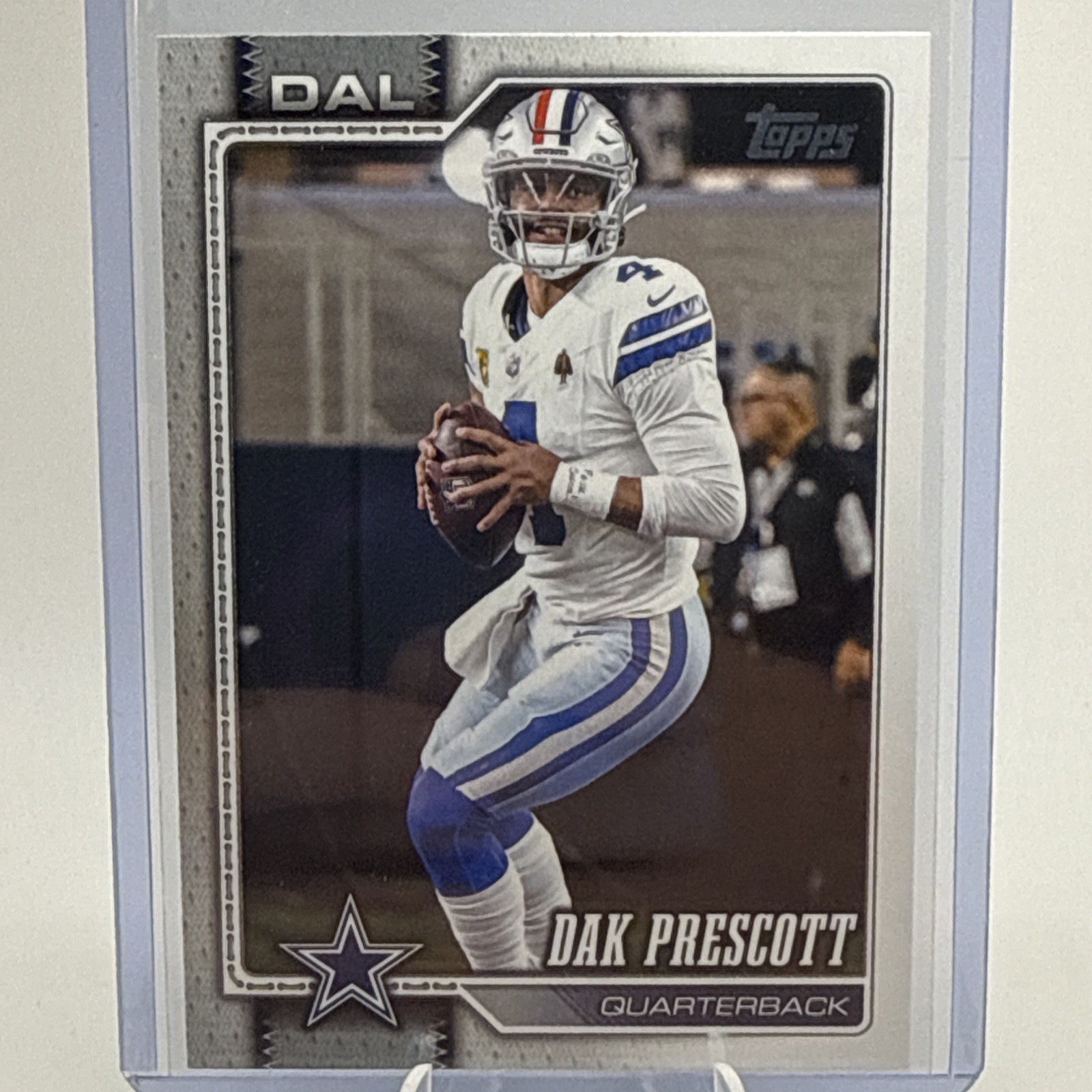 Topps 2026 Flagship Dak Prescott Dallas Cowboys #53 "F Cancer" Error Card