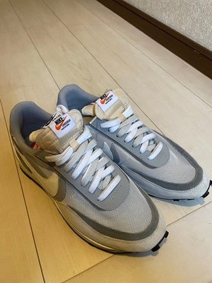 Men 10.0US Nike Sakai Gray/White Waffle