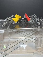 Vintage Hot Wheels Rrrumblers Torque Chop Choppin Chariot Motorcycle Lot Of 2