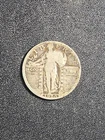 1926 U.S. Standing Liberty SILVER Quarter - Solid  GOOD stk#q27