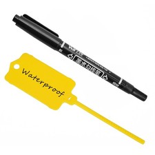 Plastic Shipping Tags Waterproof Labels Security Tamper Seals Writable Hangin...