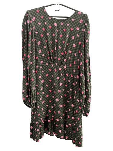 Robe Mi-longue Imprimé Fleurs Vert Meimeij Femme - 2514670-vert00