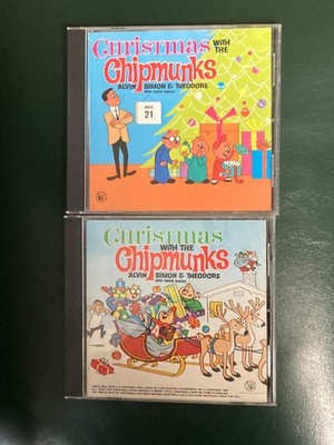 Christmas With The Chipmunks Vol 1 & 2 CD's Children's Holiday