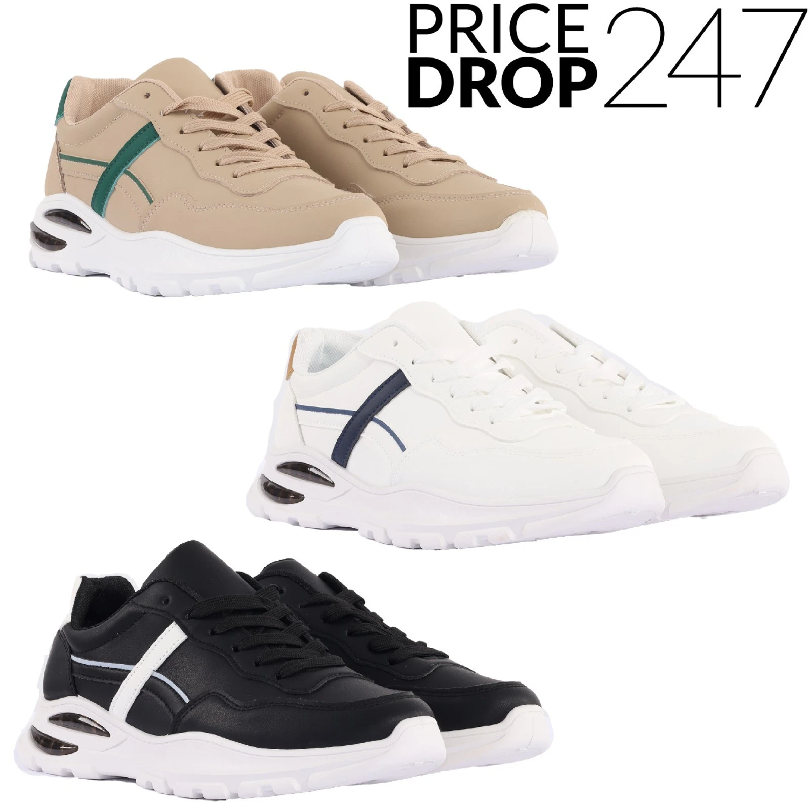 MENS SHOCK ABSORBING AIR BUBBLE RUNNING TRAINERS Size 6 to 10 - SPORT & LEISURE
Opens in a new windo