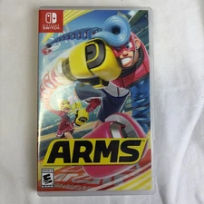Nintendo Switch ARMS Video Game Cartridge & Case