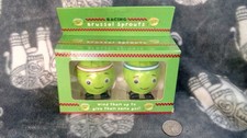 2 Racing Brussel Sprouts wind-Up toys - new in box - Diabolical UK DP1260
